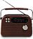 Радиоприемник Ritmix RPR-045 (коричневый)