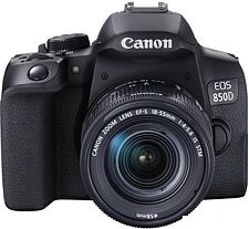 Зеркальный фотоаппарат Canon EOS 850D Kit 18-55mm f/4-5.6 IS STM Зеркальный фотоаппарат Canon EOS 850D Kit 18-55mm f/4-5.6 IS STM