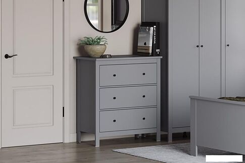 Комод Mio Tesoro Сага 3 ящика 2.08.02.020.4 (серый)