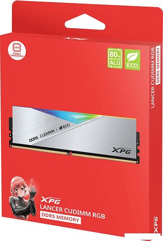 Оперативная память ADATA XPG Lancer CUDIMM RGB 2x24ГБ DDR5 CUDIMM 8400 МГц AX5CU8400C4024G-DCLACRSG
