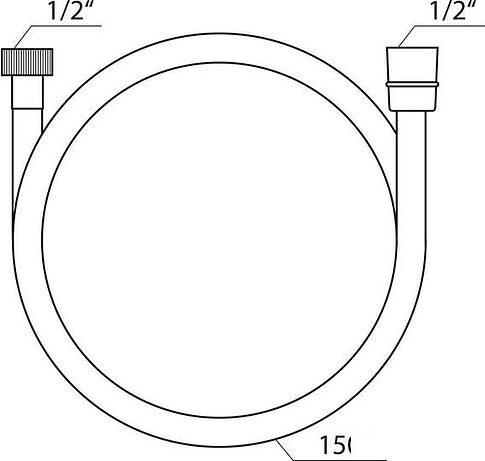 Душевой шланг Ravak X07P337
