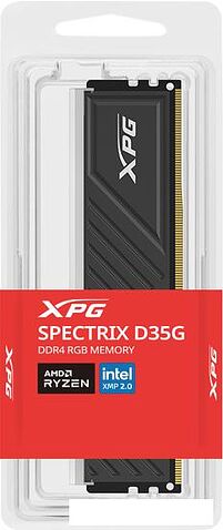 Оперативная память ADATA XPG Spectrix D35G RGB 16ГБ DDR4 3600 МГц AX4U360016G18I-SBKD35G