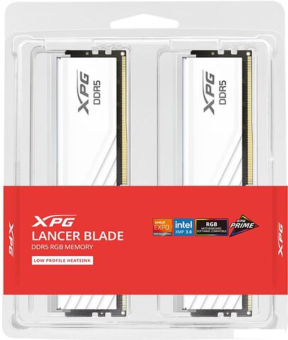 Оперативная память ADATA XPG Lancer Blade RGB 2x16ГБ DDR5 6000 МГц AX5U6000C3616G-DTLABRWH