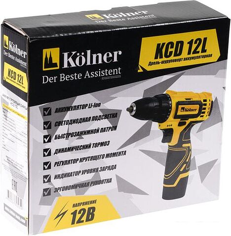 Дрель-шуруповерт Kolner KCD 12L