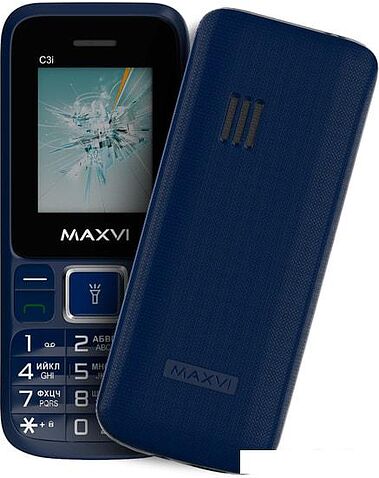 Мобильный телефон Maxvi C3i (маренго)