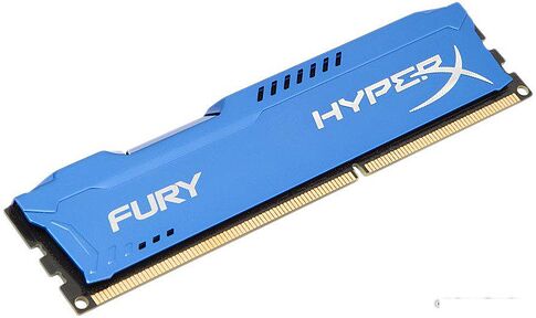 Оперативная память HyperX Fury Blue 8GB DDR3 PC3-12800 HX316C10F/8