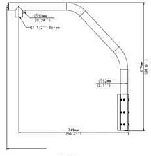 Кронштейн Uniview TR-WE45-B-IN