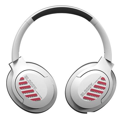 Наушники A4Tech Bloody MH360 (белый/красный)