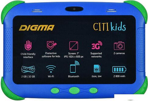 Планшет Digma CITI Kids CS7216MG 32GB 3G (синий)