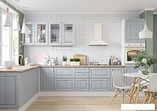 Шкаф напольный Горизонт Принцесса 40 3 ящика (серый)