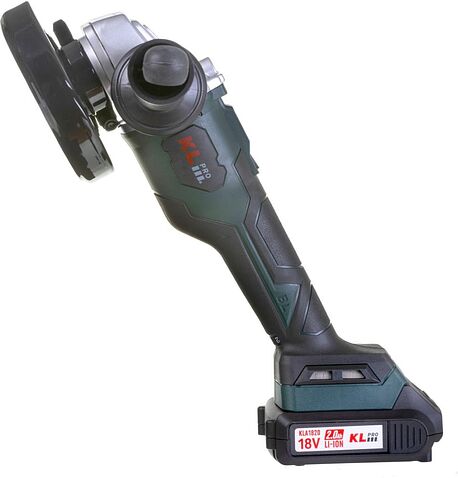 Угловая шлифмашина KLPRO KLAT18BS-20 (с 2-мя АКБ, кейс)
