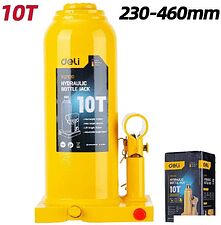 Бутылочный домкрат Deli DQ71010 10т