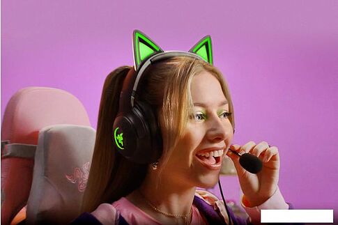 Наушники Razer Kraken Kitty V2 (черный)