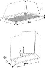 Кухонная вытяжка Korting KHI 6530 X