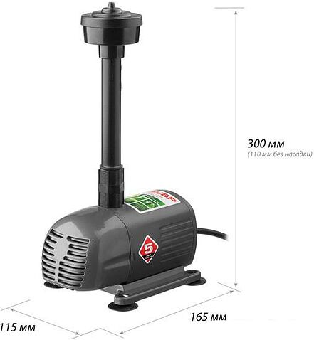 Фонтанный насос Зубр Мастер ЗНФЧ-33-2.5
