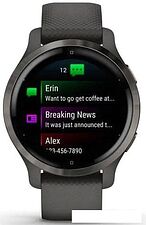 Умные часы Garmin Venu 2S (сланцевая нержавеющая сталь/черный) Умные часы Garmin Venu 2S (сланцевая нержавеющая сталь/черный)