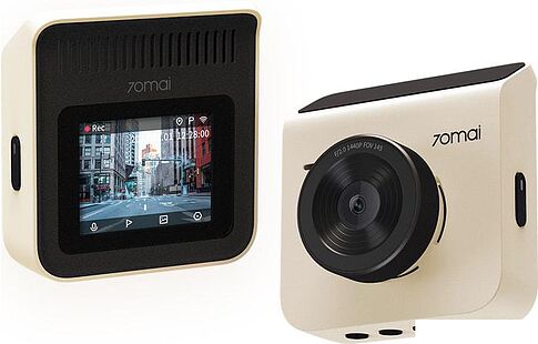 Автомобильный видеорегистратор 70mai Dash Cam A400 (бежевый)