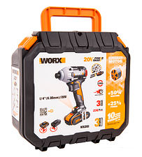 Винтоверт Worx WX261 (с 2-мя АКБ, кейс)