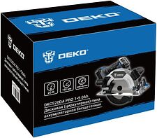 Дисковая (циркулярная) пила Deko DKCS20DA PRO 085-1156 (с 1-им АКБ)