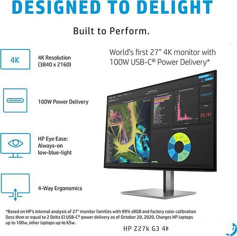 Монитор HP Z27k G3 1B9T0AA