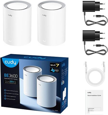 Wi-Fi система Cudy M3600 1.0 (2-Pack)