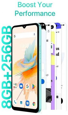 Смартфон Umidigi A15 8GB/256GB (черный)