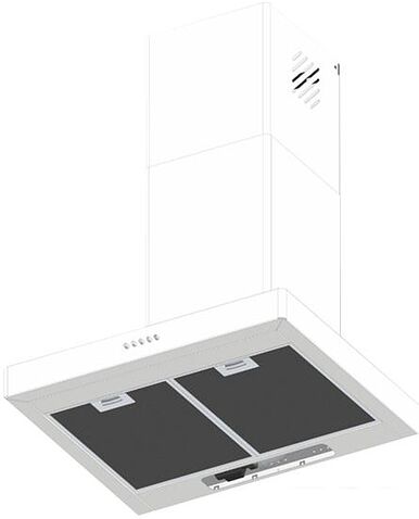 Кухонная вытяжка Oasis KA-60W (P)