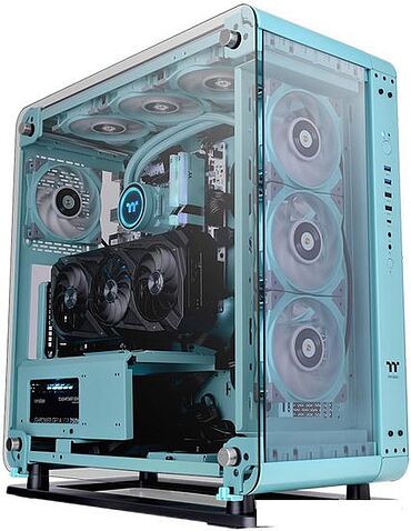 Корпус Thermaltake Core P6 Tempered Glass Turquoise CA-1V2-00MBWN-00