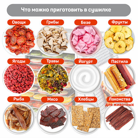 Сушилка для овощей и фруктов Pullman PL-1103