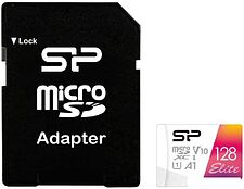 Карта памяти Silicon-Power Elite microSDXC SP128GBSTXBV1V20SP 128GB (с адаптером) Карта памяти Silicon-Power Elite microSDXC SP128GBSTXBV1V20SP 128GB (с адаптером)