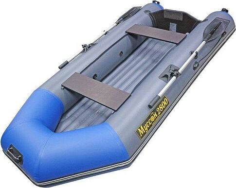 Моторно-гребная лодка Муссон 2800 НД (серый/синий)