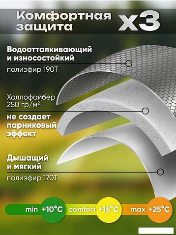 Спальный мешок Classmark 210x75см (камуфляж)