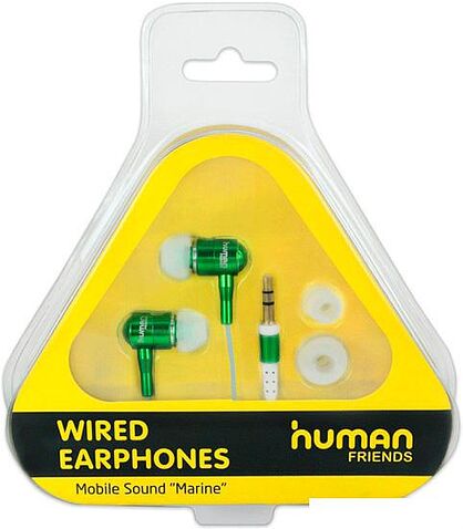 Наушники CBR Human Friends Marine Green