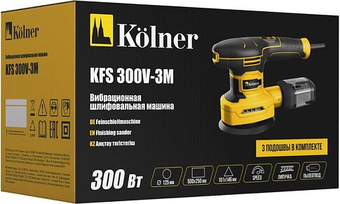 Виброшлифмашина Kolner KFS 300V-3M
