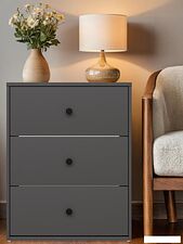 Тумба Mio Tesoro Мини 3 ящика 2.07.03.060.2 (черный) Тумба Mio Tesoro Мини 3 ящика 2.07.03.060.2 (черный)