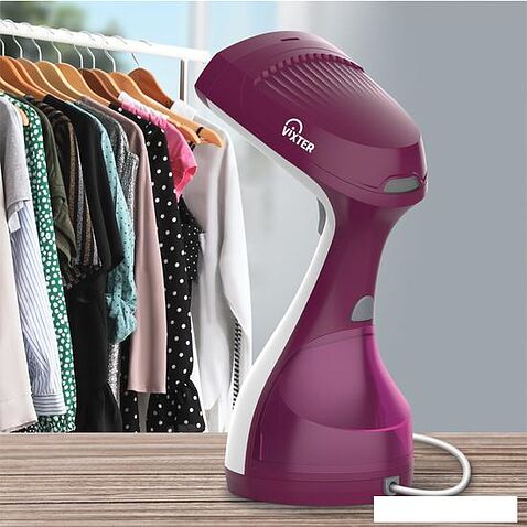 Отпариватель Vixter GSH-1600 (белый/сиреневый)