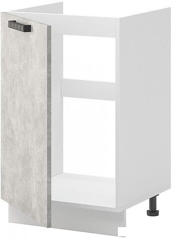 Шкаф напольный Mio Tesoro Пасадена ШНМ 500 (белый/ателье светлое)