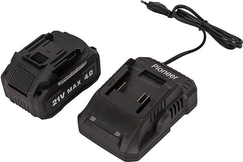 Угловая шлифмашина Pioneer Tools AG-E20V-125-01B (с 1-им АКБ, кейс)