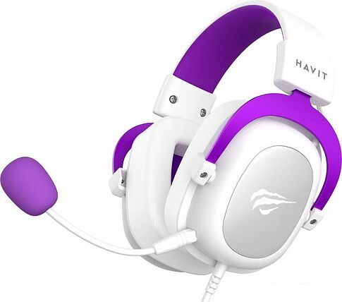 Наушники Havit Gamenote H2002d (белый/фиолетовый)