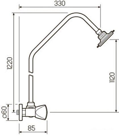 Душевая система  РМС SL80-003-9