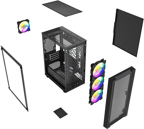 Корпус Powercase Mistral Micro EM19 CMMEM19B-A4