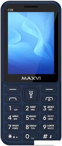 Телефон Maxvi C38 (синий)