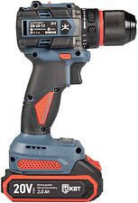 Дрель-шуруповерт КВТ Профи DB-20-13 (с 2-мя АКБ, кейс)