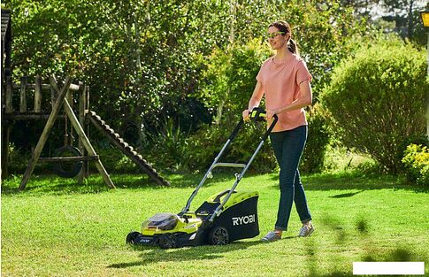 Газонокосилка Ryobi RY18LMH37A-250 Hybrid (с 2-мя АКБ)