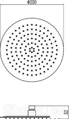 Верхний душ Ledeme L013-25