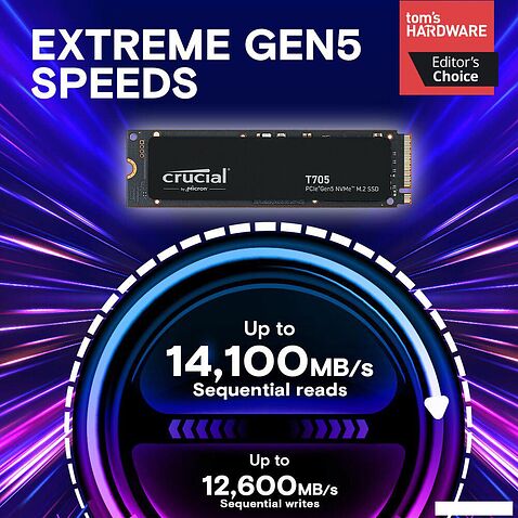 SSD Crucial T705 4TB CT4000T705SSD3