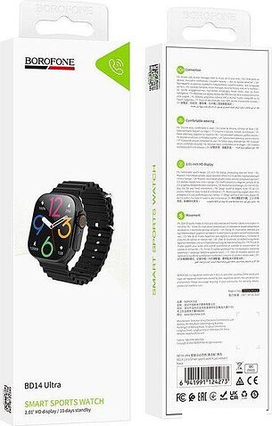 Умные часы Borofone BD14 Ultra (черный)