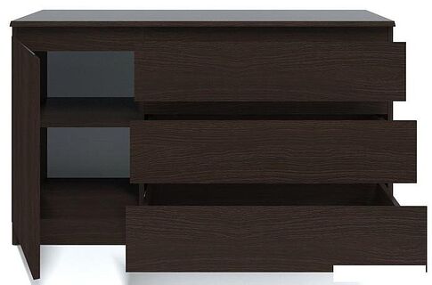 Тумба Евва Турин ТР-1D3S/V (венге)