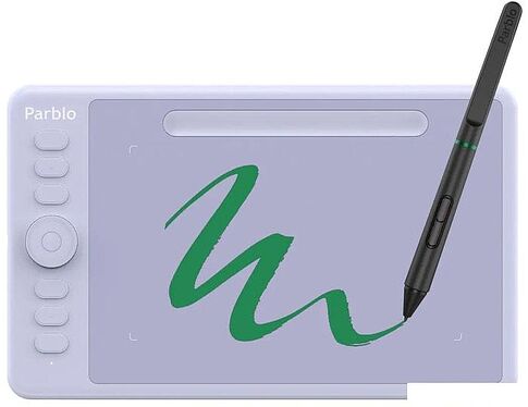 Графический планшет Parblo Intangbo S (сиреневый)