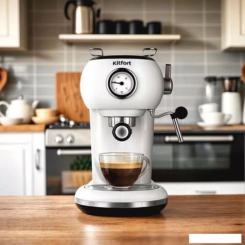 Рожковая кофеварка Kitfort KT-7219